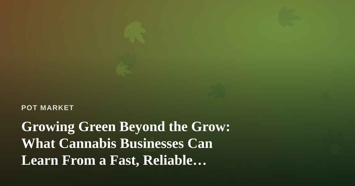 Growing Green Beyond the Grow: What Cannabis Businesses Can Learn From a Fast, Reliable Lawn Care Company