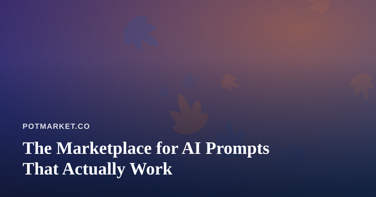 The Marketplace for AI Prompts That Actually Work